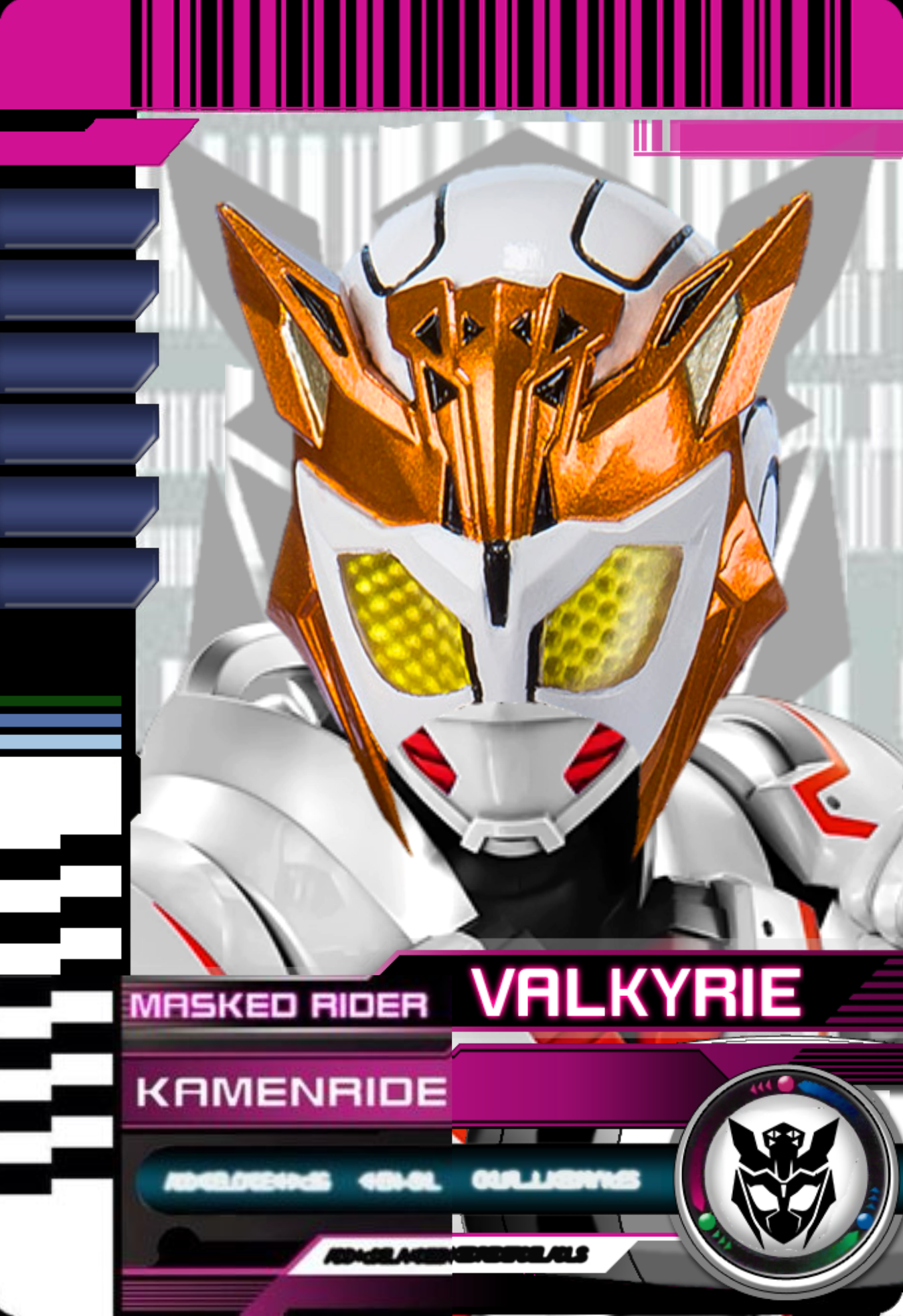 Kamen Rider Valkyrie Rider Card by AlbinoJoker4 on DeviantArt