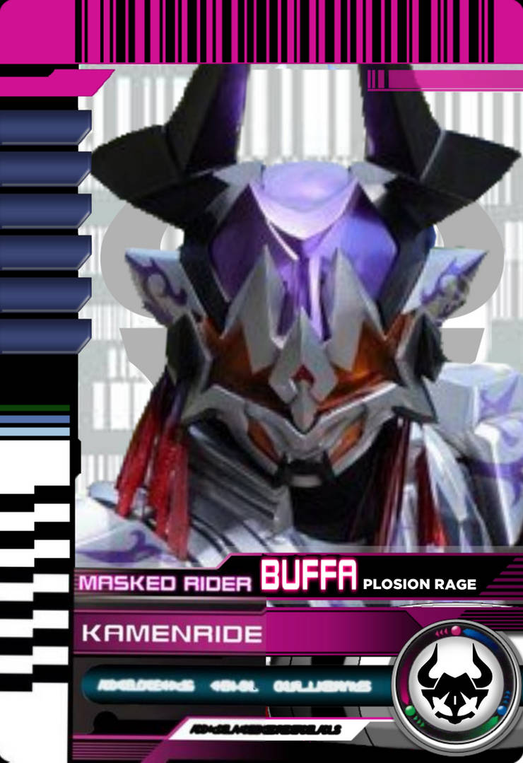 Kamen Rider Buffa Plosion Rage Rider Card by AlbinoJoker4 on DeviantArt