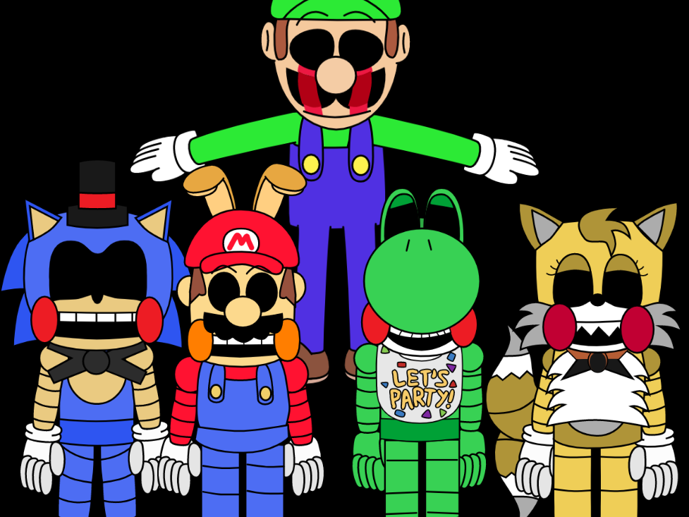 4 Animatronics And 1 Puppet by malboy2006 on DeviantArt