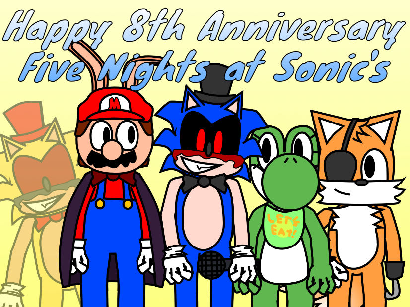 Happy 8th Anniversary Fnas 1 by malboy2006 on DeviantArt