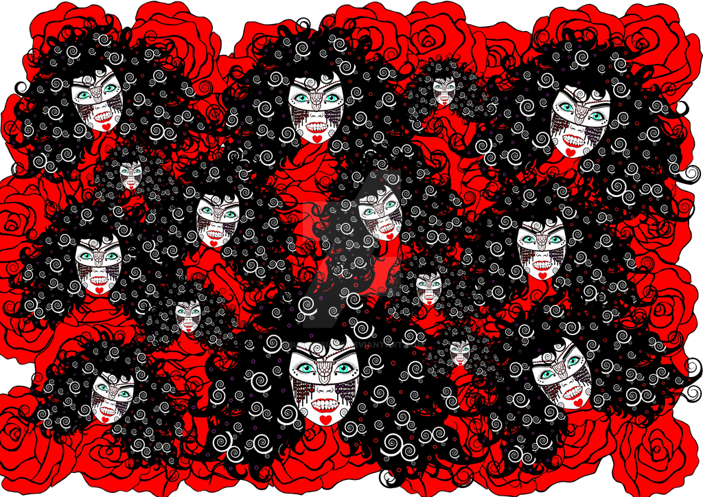 GYPSY VAMPIRE with roses by BURPdesigns on DeviantArt