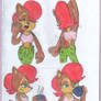 Sally Acorn acordando e tomando cafe...