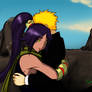 Ichigo hugs yoruichi