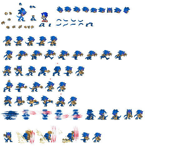 Orochi sonic sprites by ralord on DeviantArt