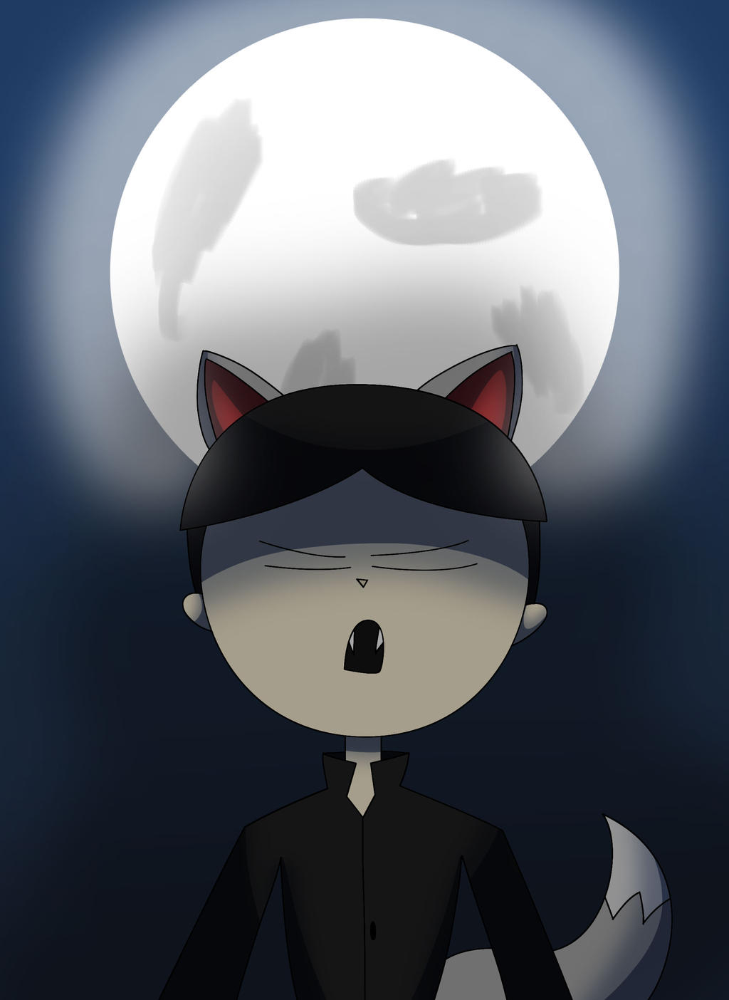 Commission - Jasper the Wolf by 1blockforward