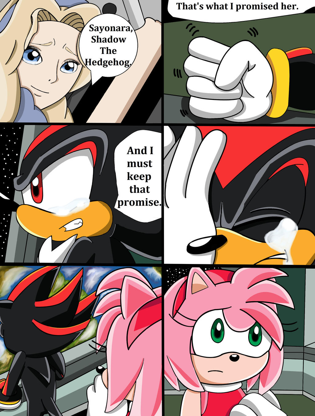 Shadow's True Family - Sonic Comic Dub #Shadamy #amyrose #sonic
