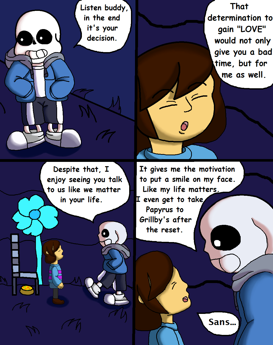 Undertale Dating Sim #2: sans by G0TH-TIME on DeviantArt