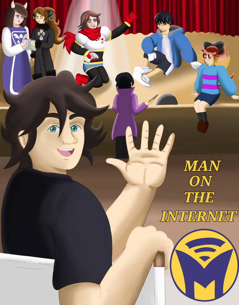 Man on the Internet Promotional Poster by UrsineTimes on DeviantArt