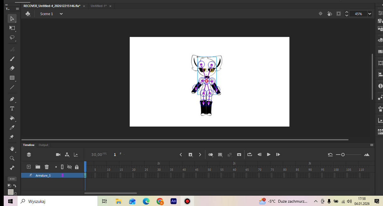 4 Bone Rig I am learning how to bone rig in adobe animate by Winstib on DeviantArt