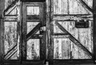 Shed Door BW