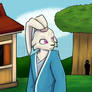 Usagi noticed someone