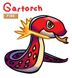 Fakemon Redesign - #002: Gartorch