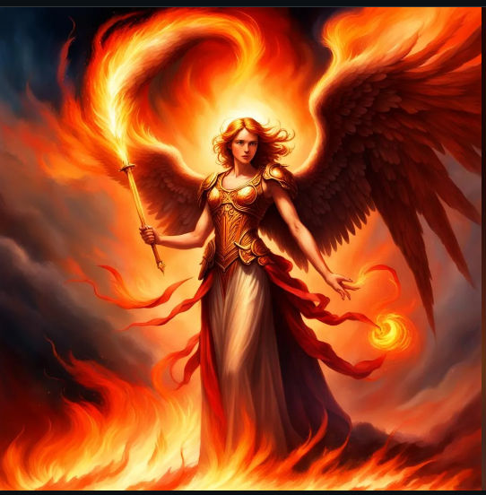 Hello Angel Fire the angel of fire by meloniem0211 on DeviantArt