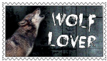 Wolf Lover Stamp by SnowWhitesAngel