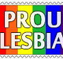 Proud Lesbian Stamp