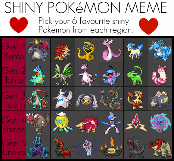 Shiny Pokemon Meme By Snowwhitesangel On Deviantart Shiny Pokemon Meme By Snowwhitesangel On Deviantart