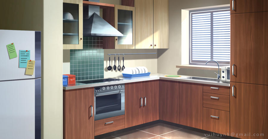 Kitchen - VN Background by Vui-Huynh on DeviantArt