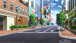 photo Dynamic Wallpaper Anime Street tokyo street by arsenixc on deviantart