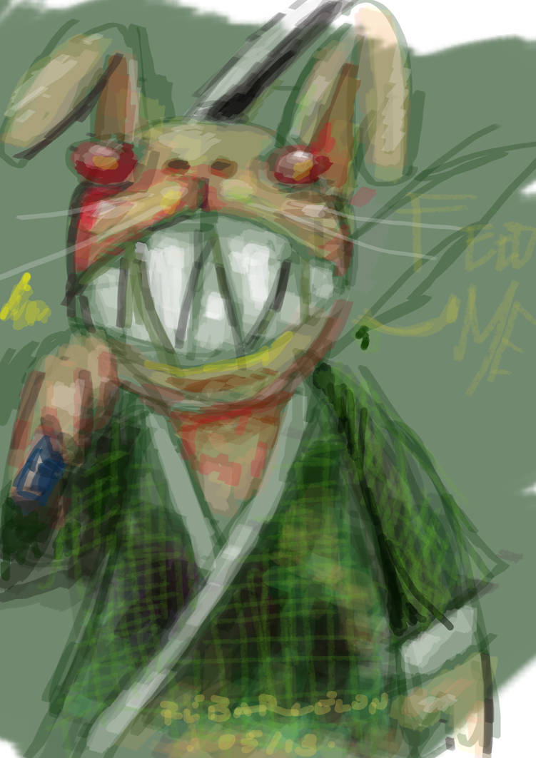 blood bunny by leblock on DeviantArt