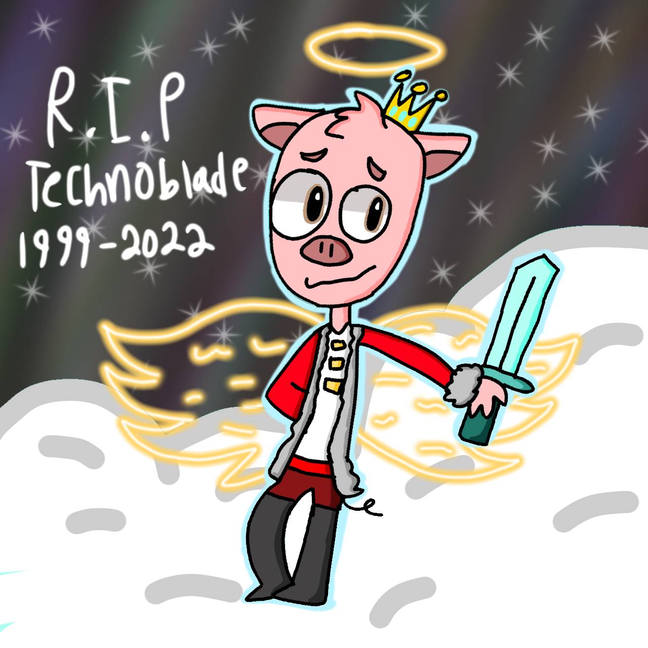 R.I.P Technoblade (1999-2022) by CJSL2018 on DeviantArt