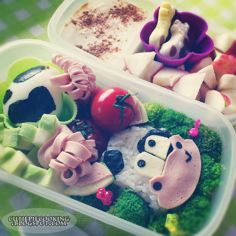 BENTO - cow-themed