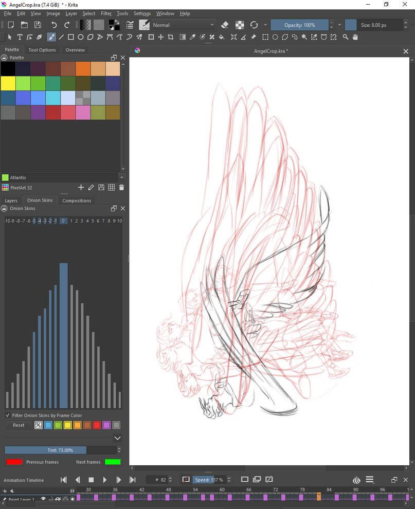 Angel Animation Workspace by pencilprisoner on DeviantArt