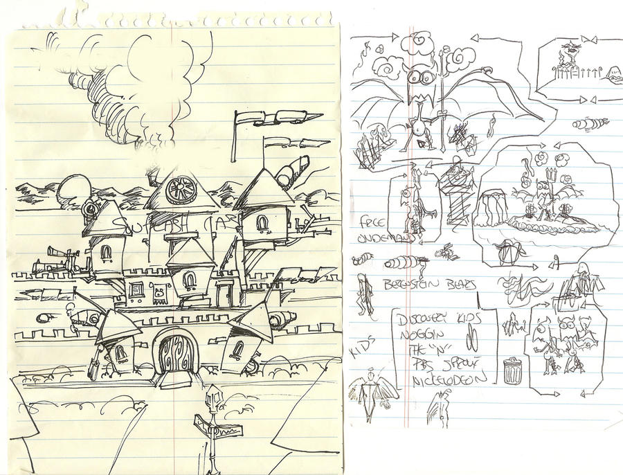 Sketches, Sticky Art, Sticky Notes, Notebook, Note by shazmasta on ...