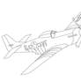 P-51D Mustang Outline