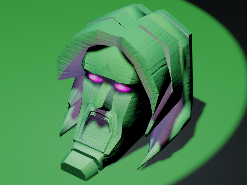 3D Face Rock