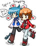 Judai and Johan Chibis