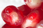 Pomegranate droplets by Bozack