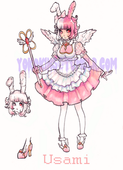 Usami- Gijinka Cosplay design