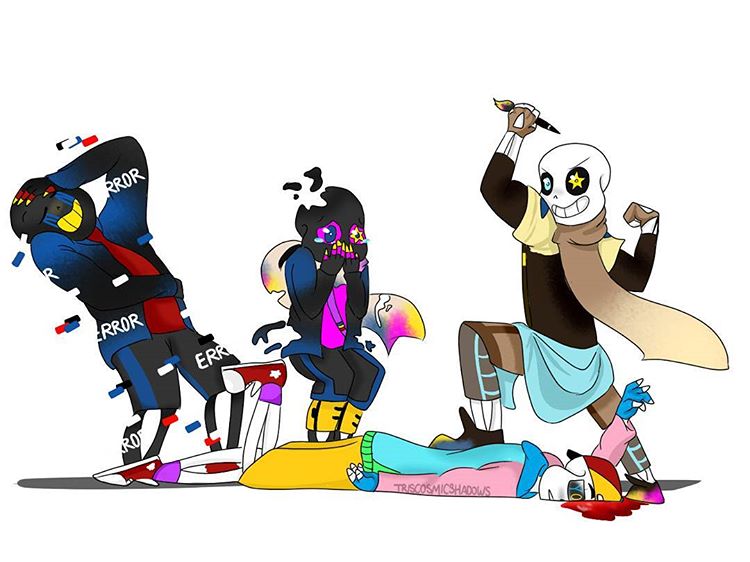 Error Ink Paper Jam Draw the Squad with Paperjam, Fresh, Error and Ink by triscosmicshadows ...