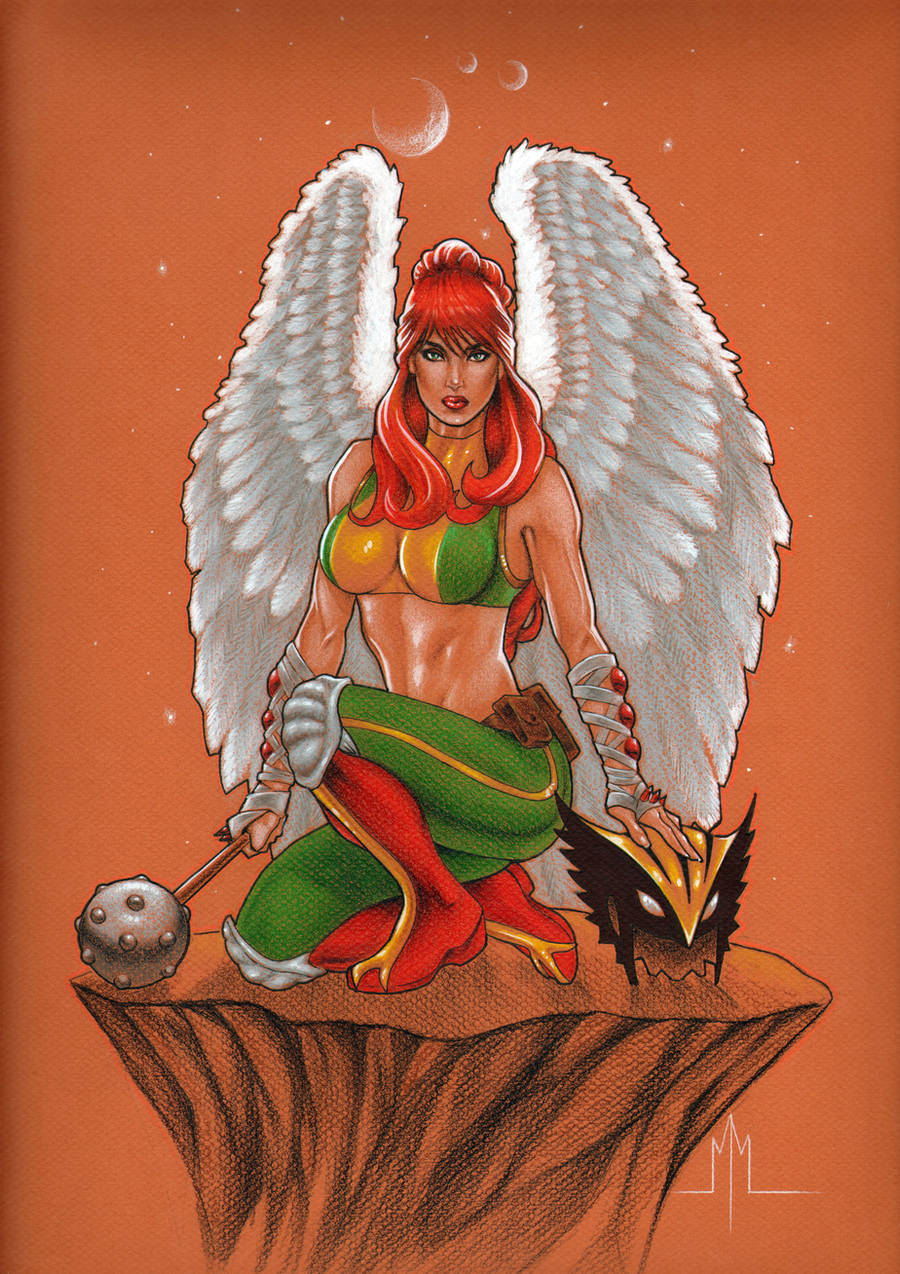 Hawkgirl by MMcDArt
