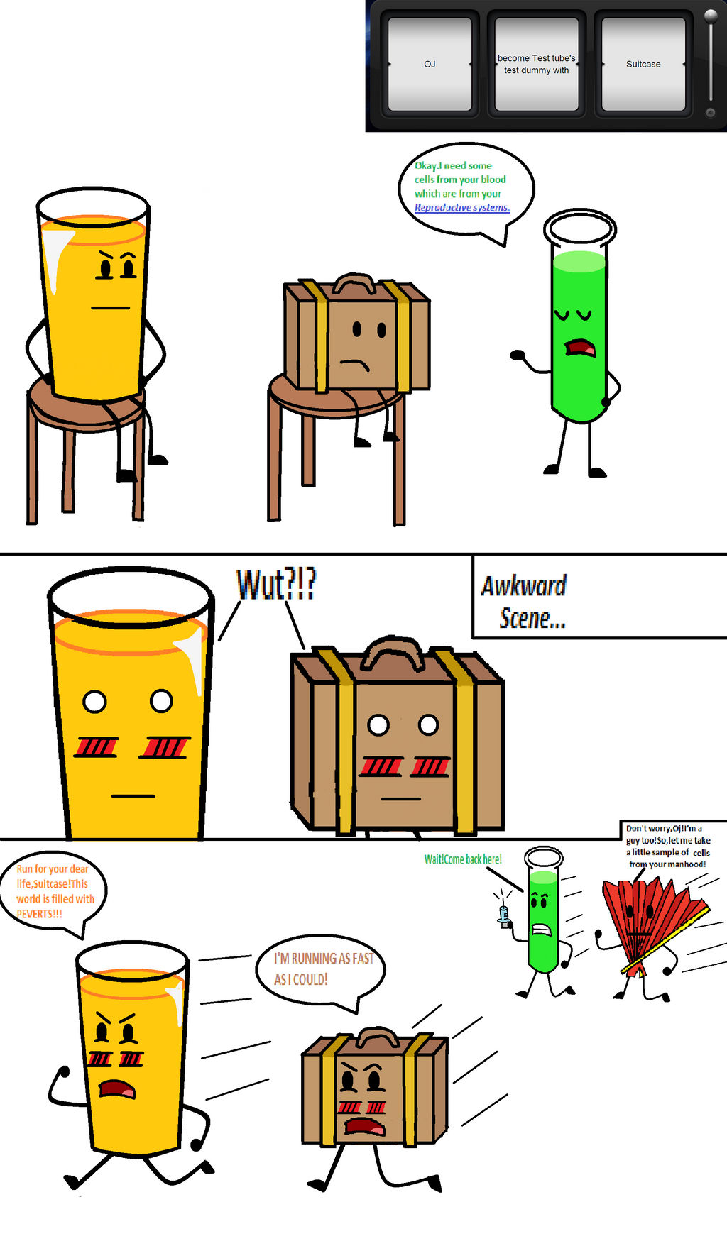 Inanimate Insanity:Test Tube's Test by Theponyfangirl on DeviantArt