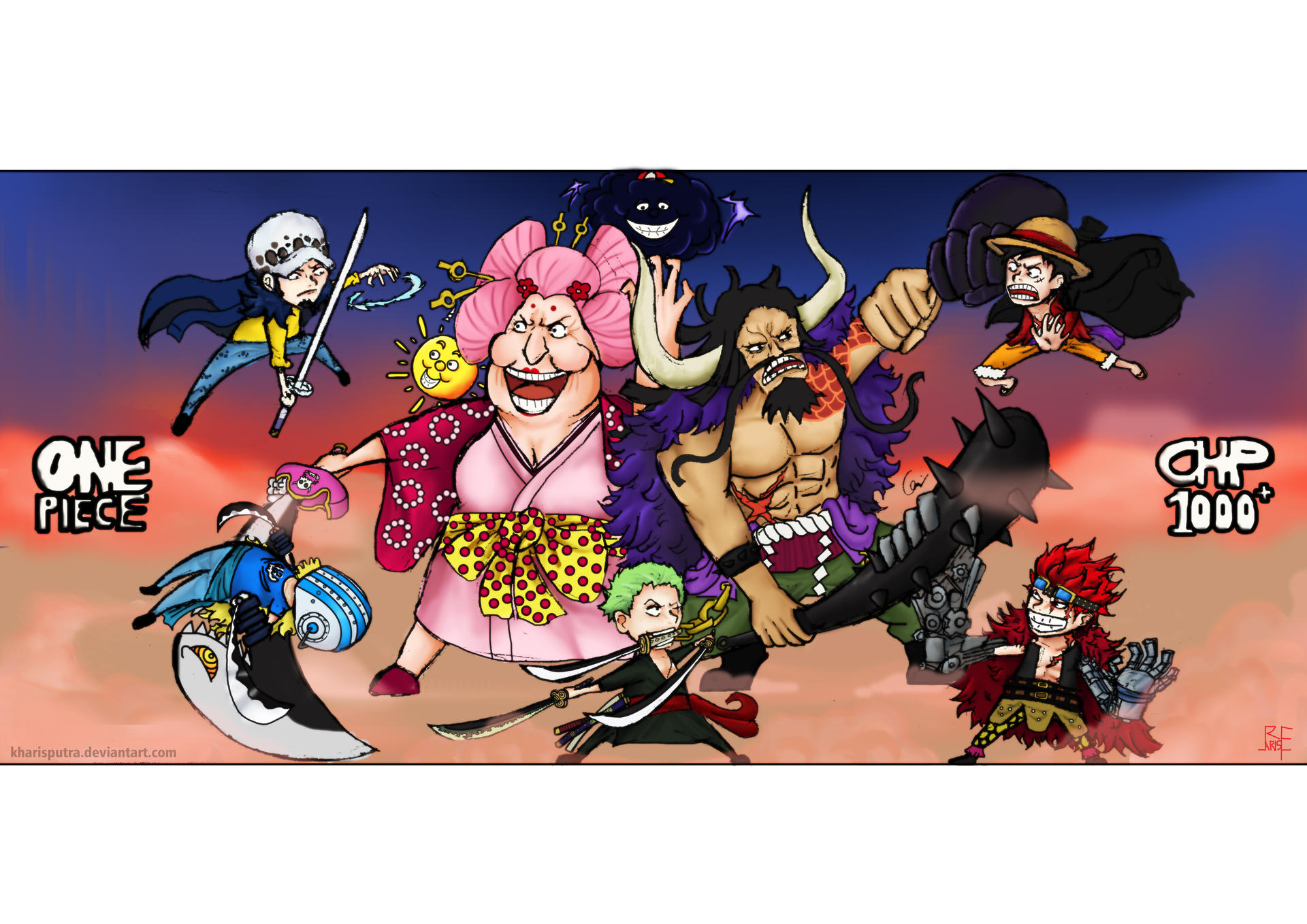 One Piece Chapter 1000 By Kharisputra On Deviantart