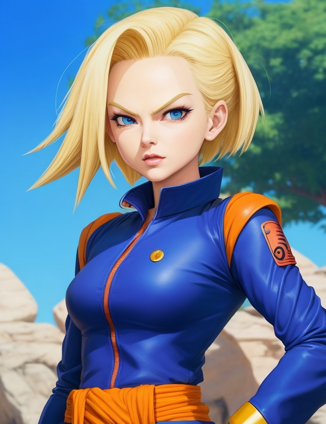 AI Android 18 V175 by WallpaperZero on DeviantArt
