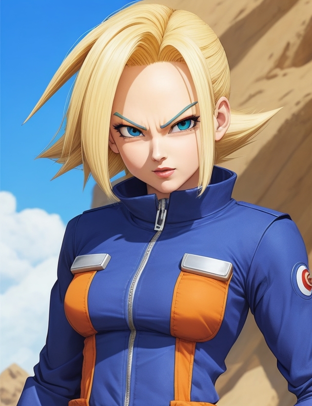AI Android 18 V177 by WallpaperZero on DeviantArt