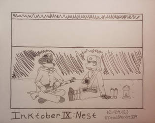 Inktober IX: Nest 