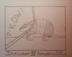 Inktober XV: Armadillo 