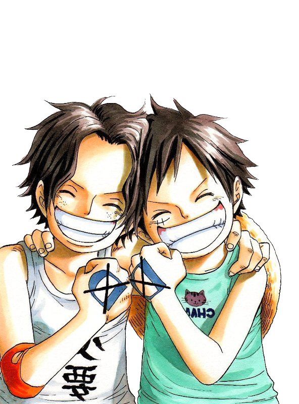 Ace and Luffy png