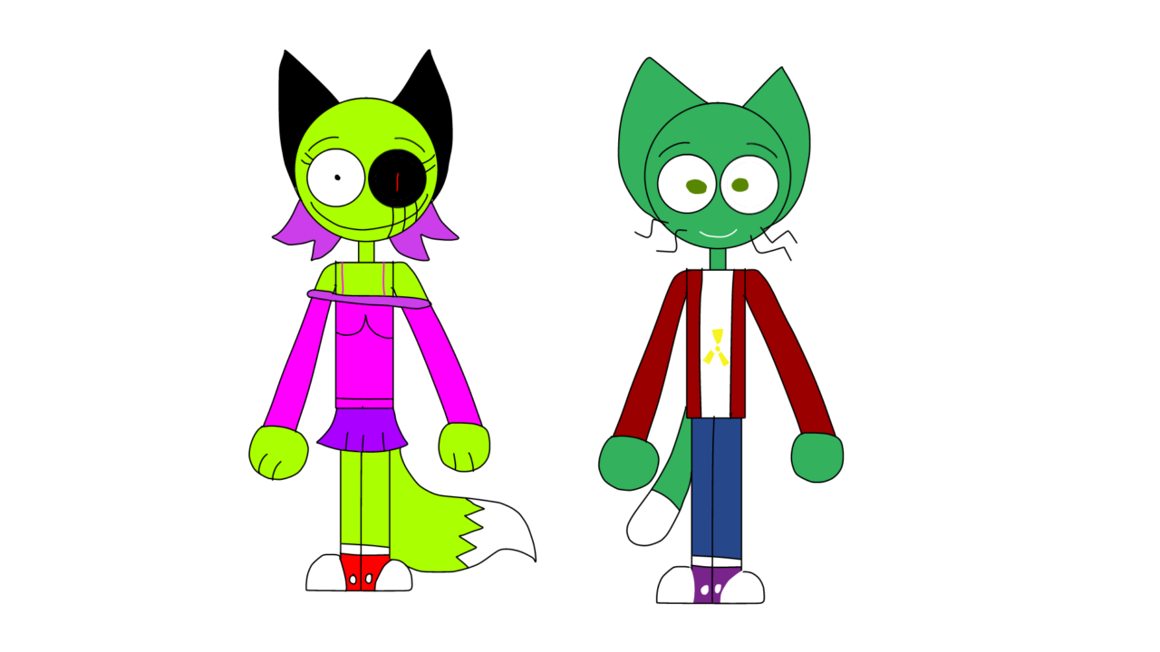 Sprunki Pyramixed Acid And Tox As Humans by CosmoFan18 on DeviantArt