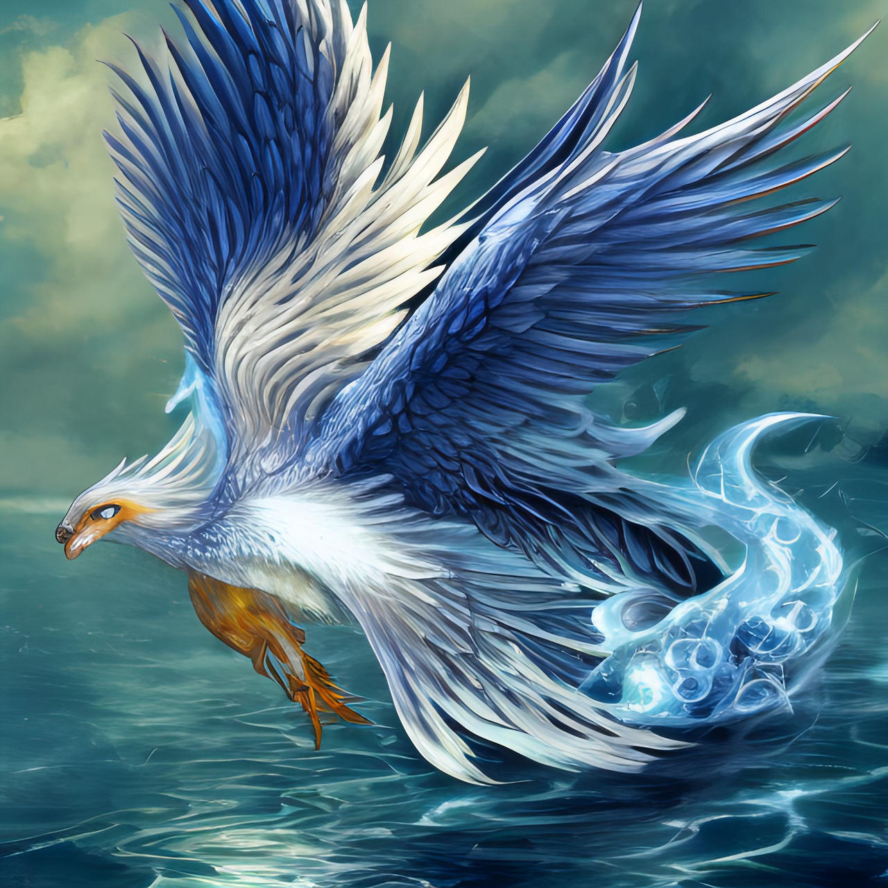 Water Phoenix Rising Water Phoenix by LuringAsh5 on DeviantArt