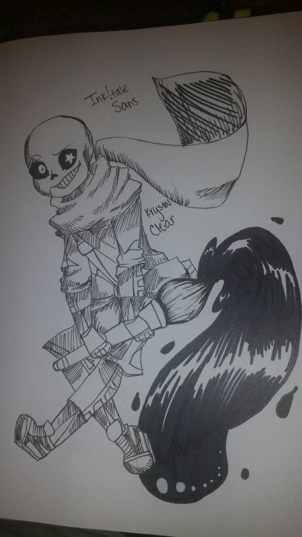 Ink Sans by KrystalClearK on DeviantArt