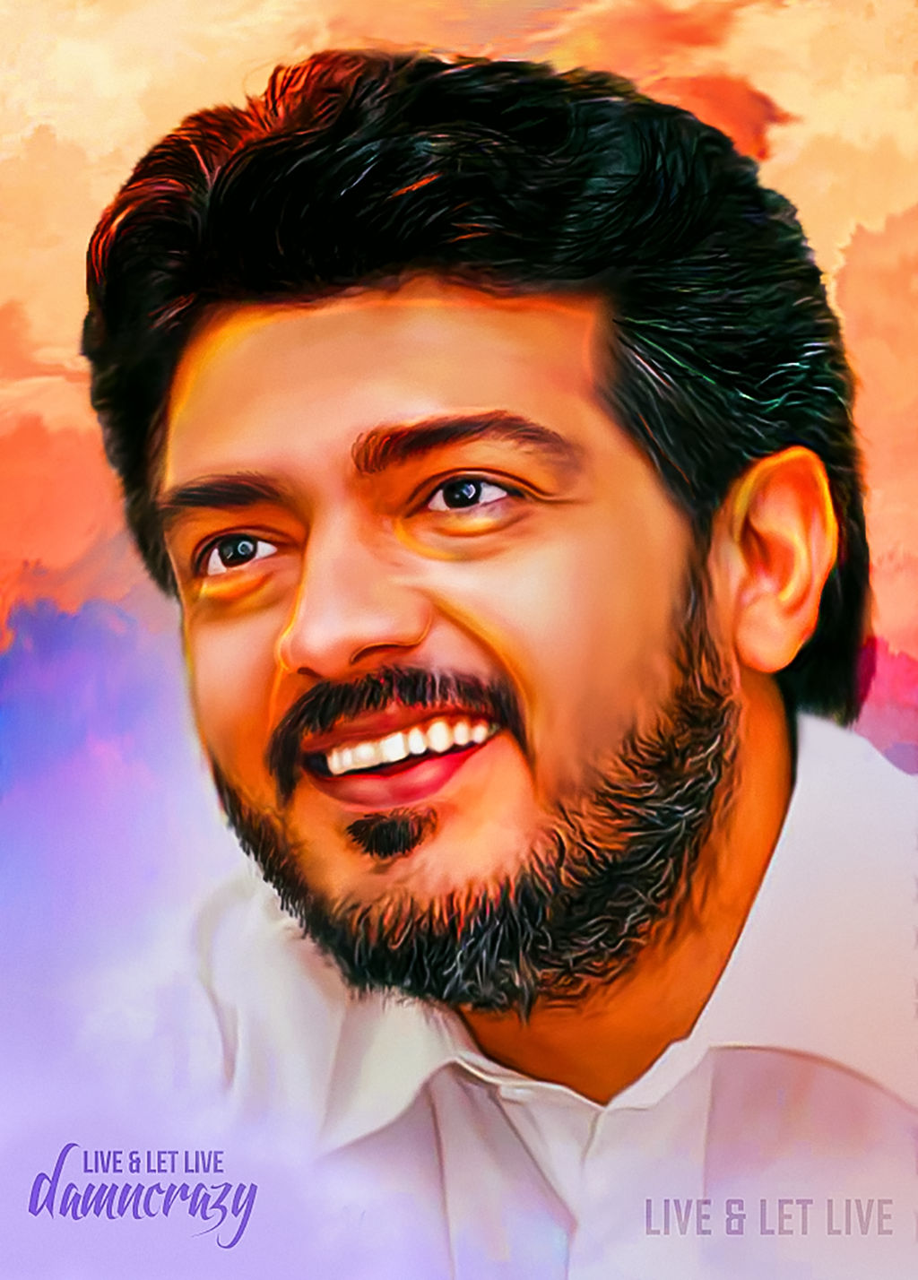 Thala Ajith Oil Painting By Damncrazydesigns On Deviantart Thala Ajith Oil Painting By Damncrazydesigns On Deviantart