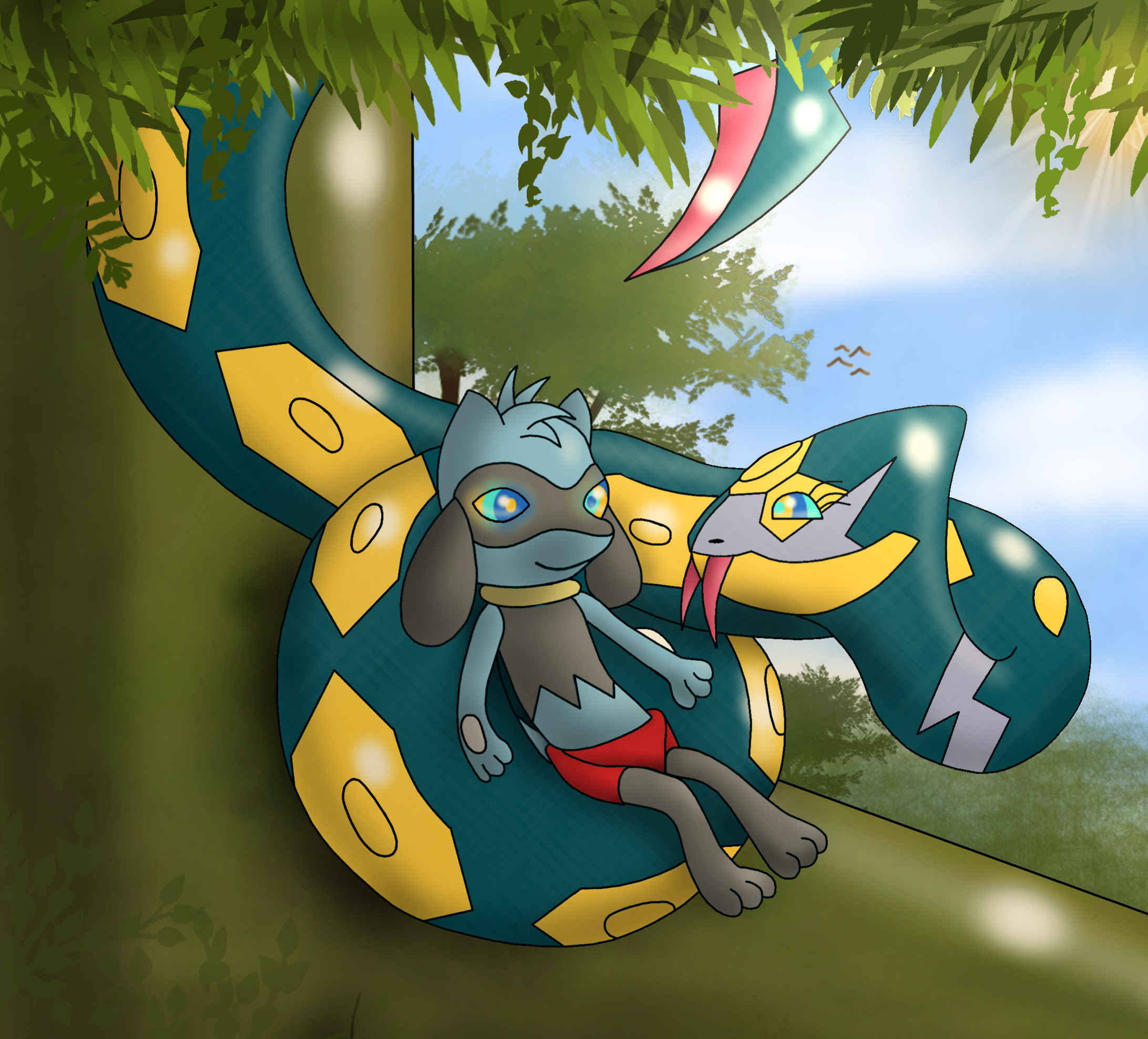 The Pokemon Book, Relaaaax little Lucario-cub!