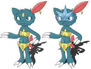 Schelle the Sneasel (Unmasked/Masked)