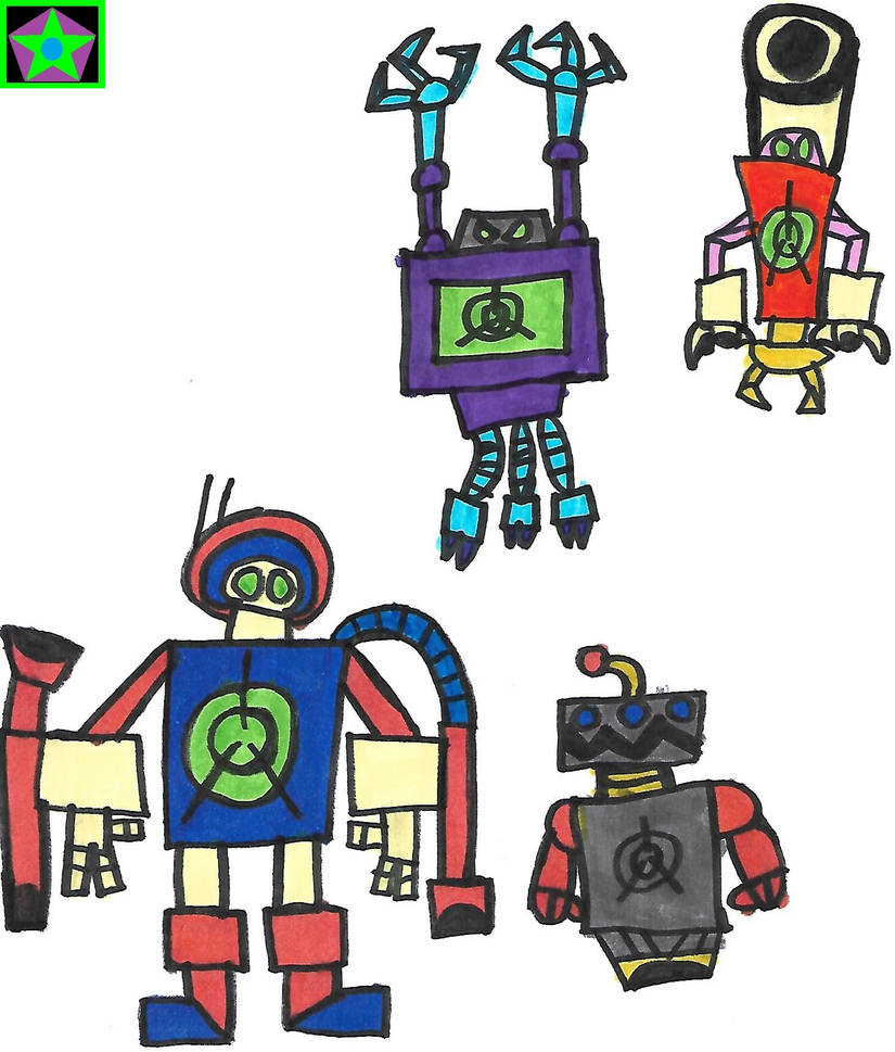 Random Robots 9 by Portorian11379 on DeviantArt