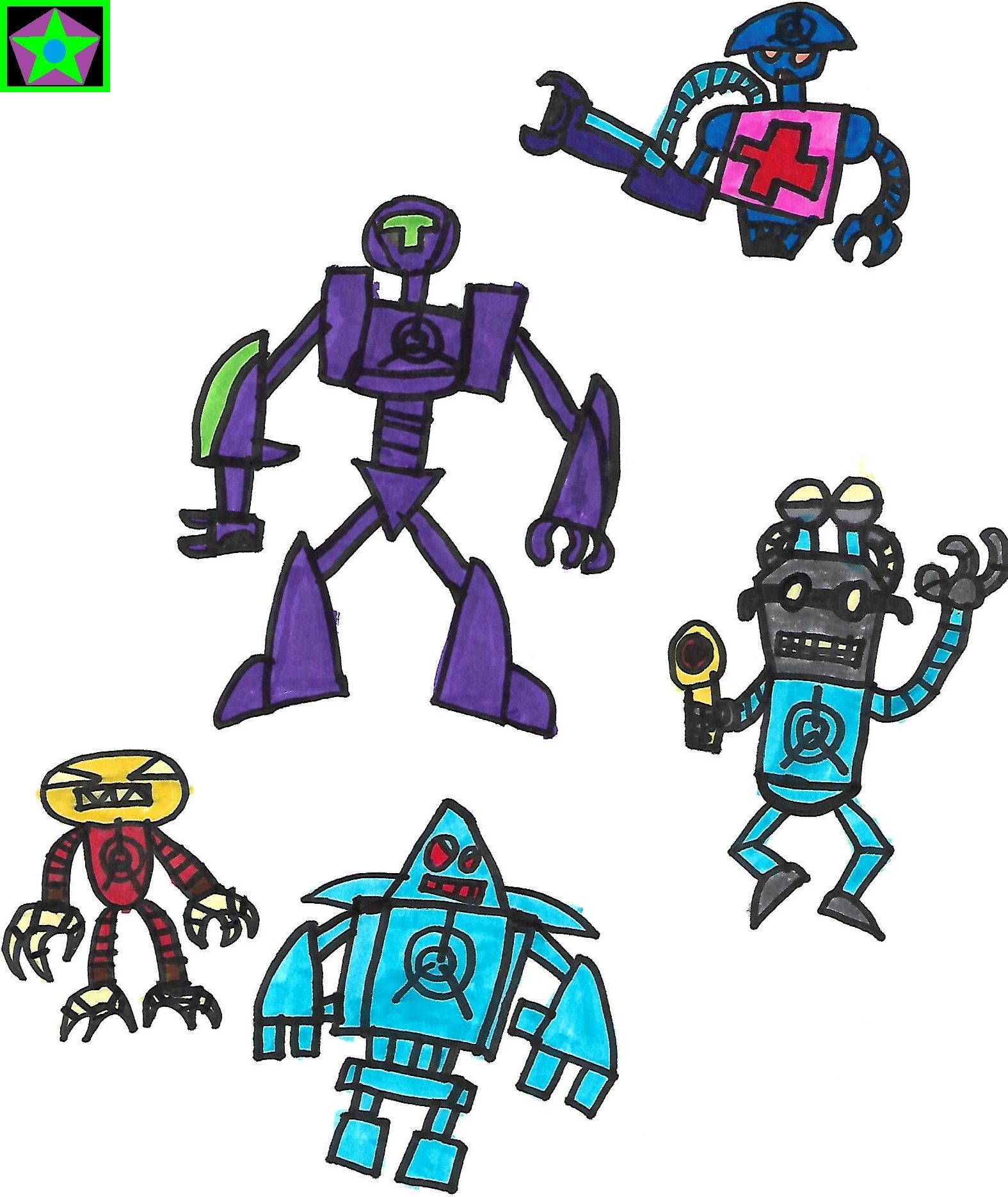 Random Robots 15 by Portorian11379 on DeviantArt