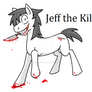 Jeff the killer pony